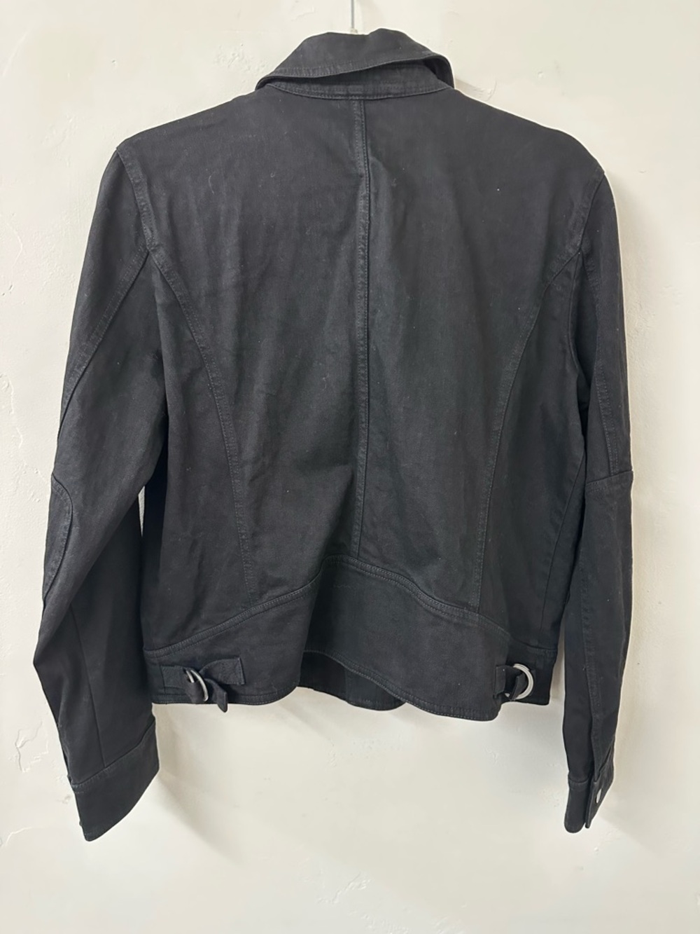 Black Asymmetrical Zip Jacket - Picture 6 of 8